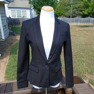 Banana Republic Notched Collar Black Blazer